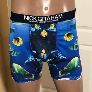 Nick Graham Performance Fish Ocean Sea Photo Boxer Briefs